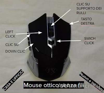 Mini Jiexin Ottico Wireless 2.4 Ghz - Anteprima 1