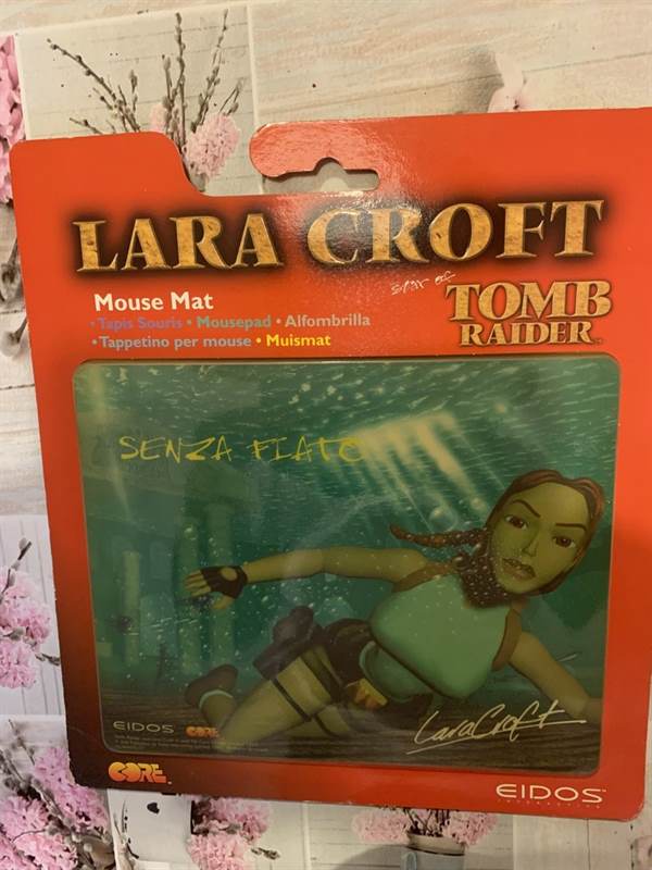 TAPPETINO MOUSE TOMB RAIDER DA COLLEZIONE