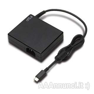 Alimentatore Notebook 60W Type-C Nero