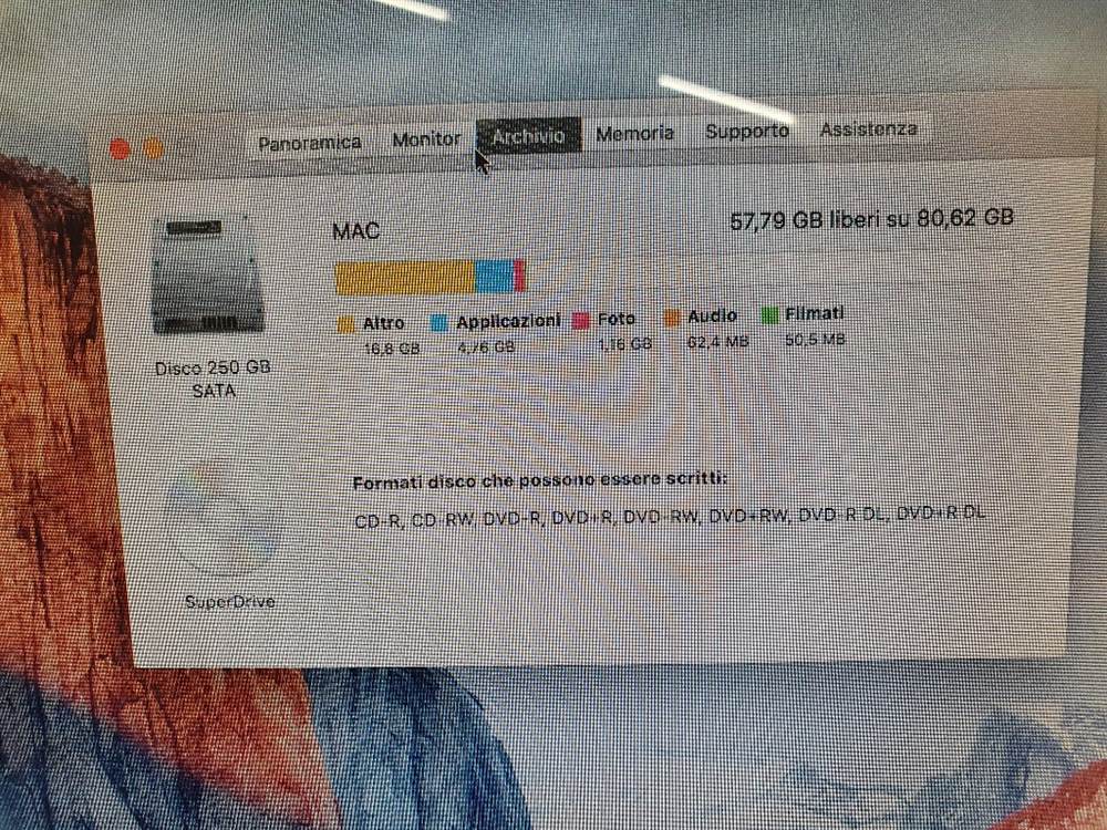 Imac 20 pollici inzio 2008