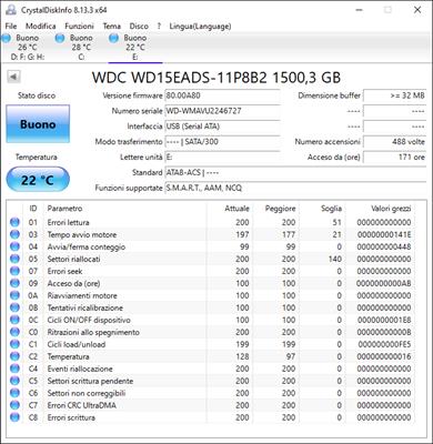 WD Elements 1,5 TB da 3,5 pollici USB 2.0