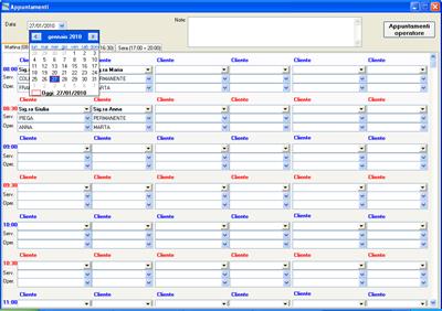Software programma gestionale parrucchiere e centro estetico - Anteprima 2