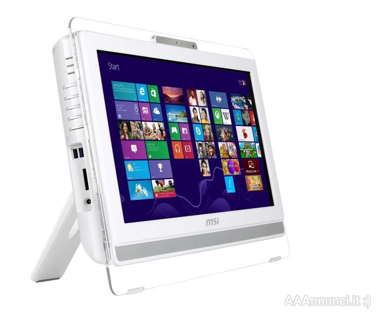 PC all-in-one con schermo touchscreen