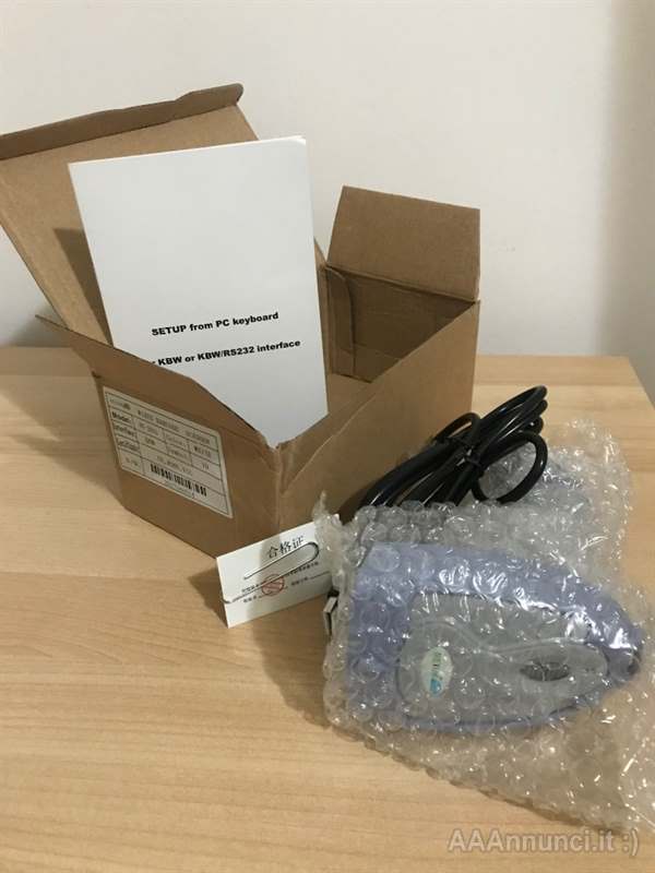 Nuovo Lettore scanner codice a barre USB