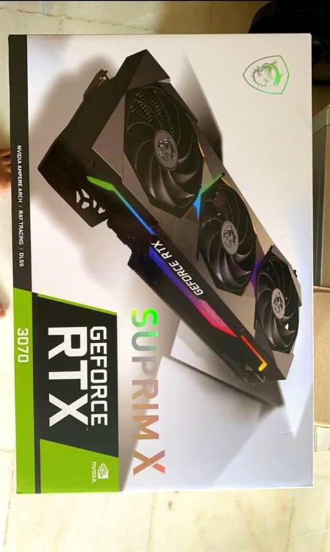 Scheda video nvidia 3070 suprim X 8gb