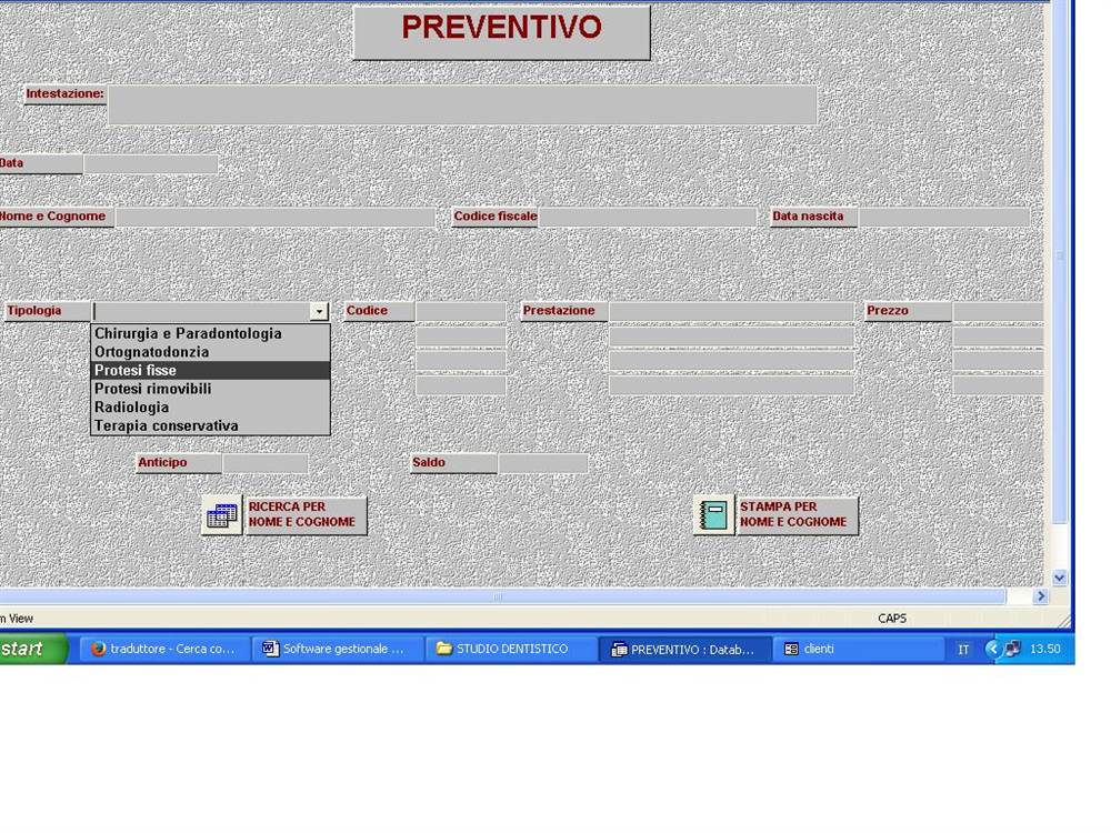 Foto 3SOFT.STUDIO ODONTOIATRICO GESTIONALE SU PENDRIVE O PER EMAIL