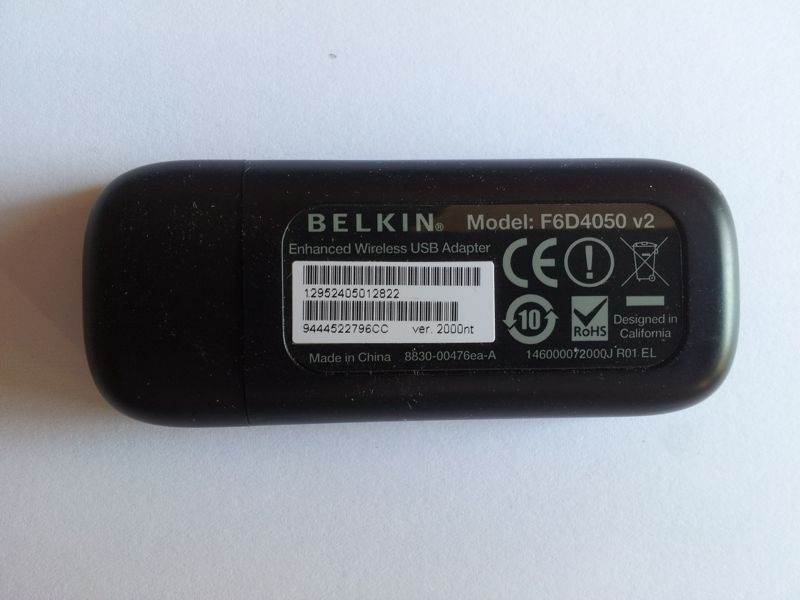 Adattatore di rete BELKIN N150 Serie F6D4050nt