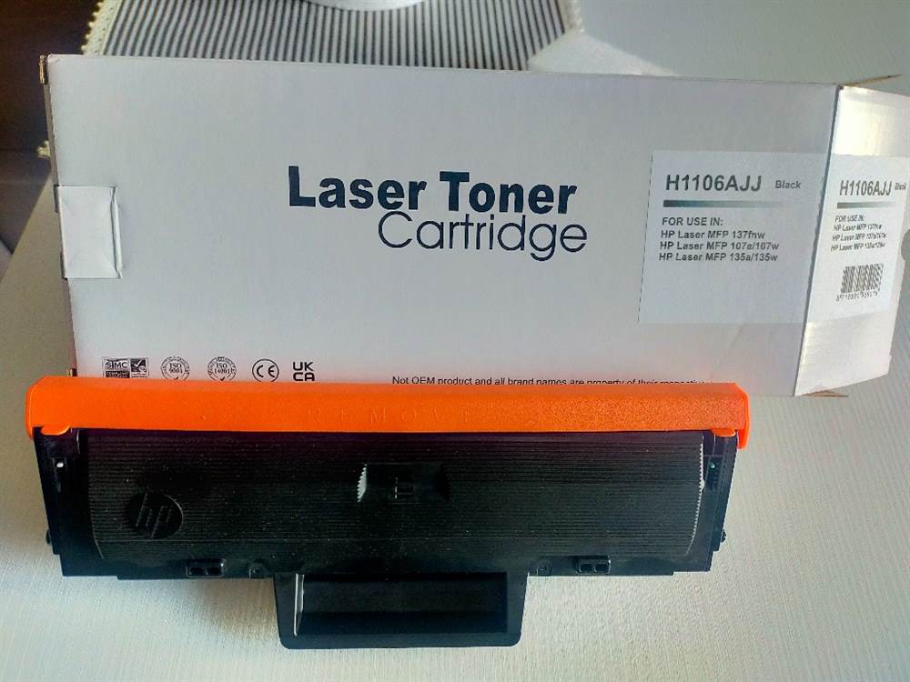 Toner black per stampanti laser HP