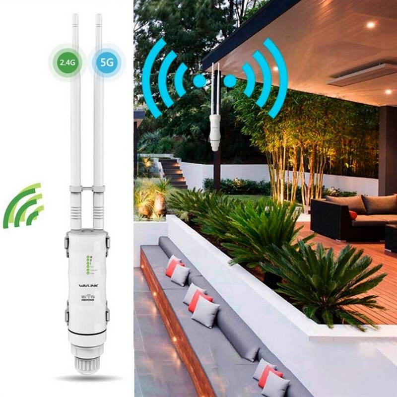 Ripetitore segnale Wifi da esterno 2.4 + 5G lunga distanza