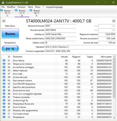 Hard Disk Esterno 2,5 Maxtor 4TB USB