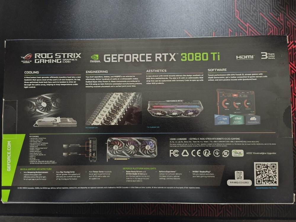 Foto 2ASUS ROG Strix GeForce RTX 3080 Ti Graphics Card
