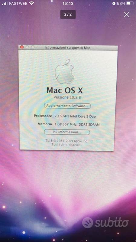 Computer -iMac funzionante ma non apre