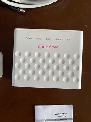 Modem Open Fiber, marca ZTE, mod. ZXHN F601 - Foto 2