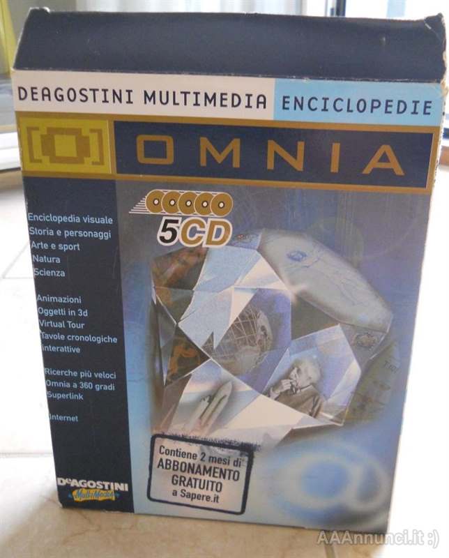 Omnia Enciclopedia multimediale. Completa 5 CD Rom originali