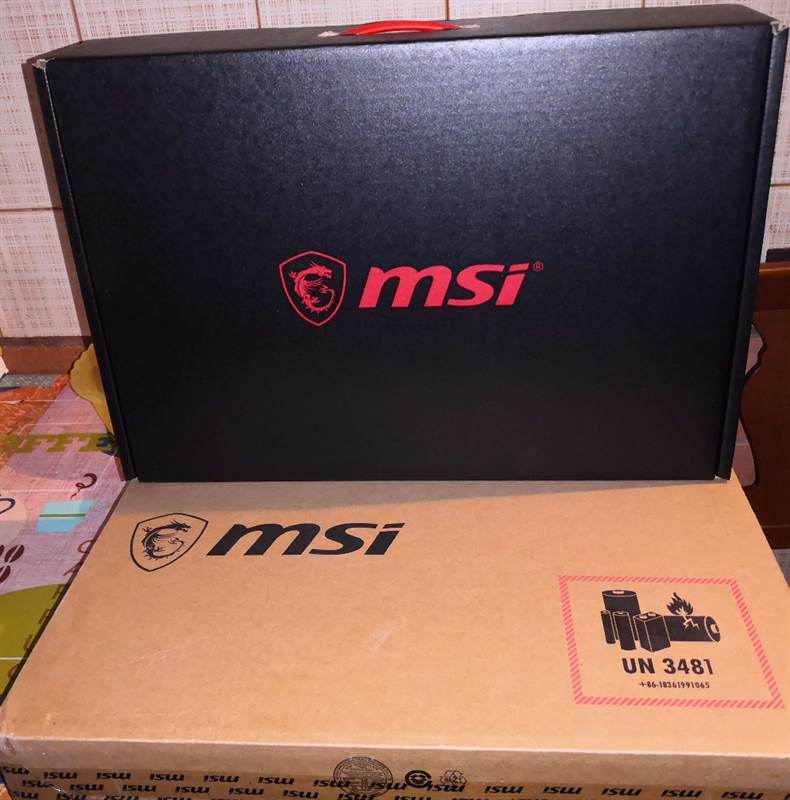 Foto 7Pc Notebook MSI Leopard mod. GE73 8RF Intel I7 8th gen
