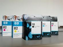 Set 5 cartucce per plotter HP n. 10-82
