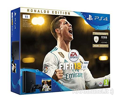 PLayStation 4 1TB + FIFA 18 + Battlefield 1 Nuova