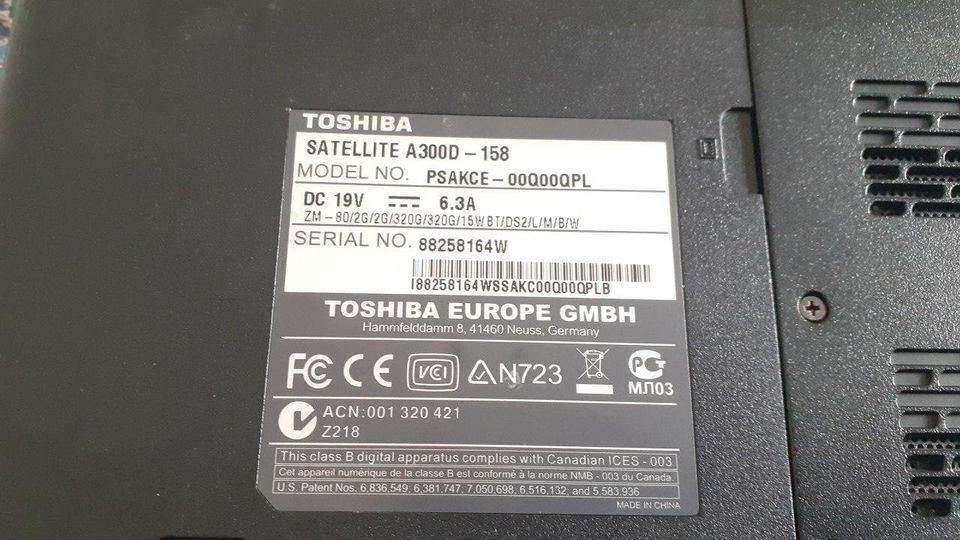 Foto 2Toshiba satellite A300D