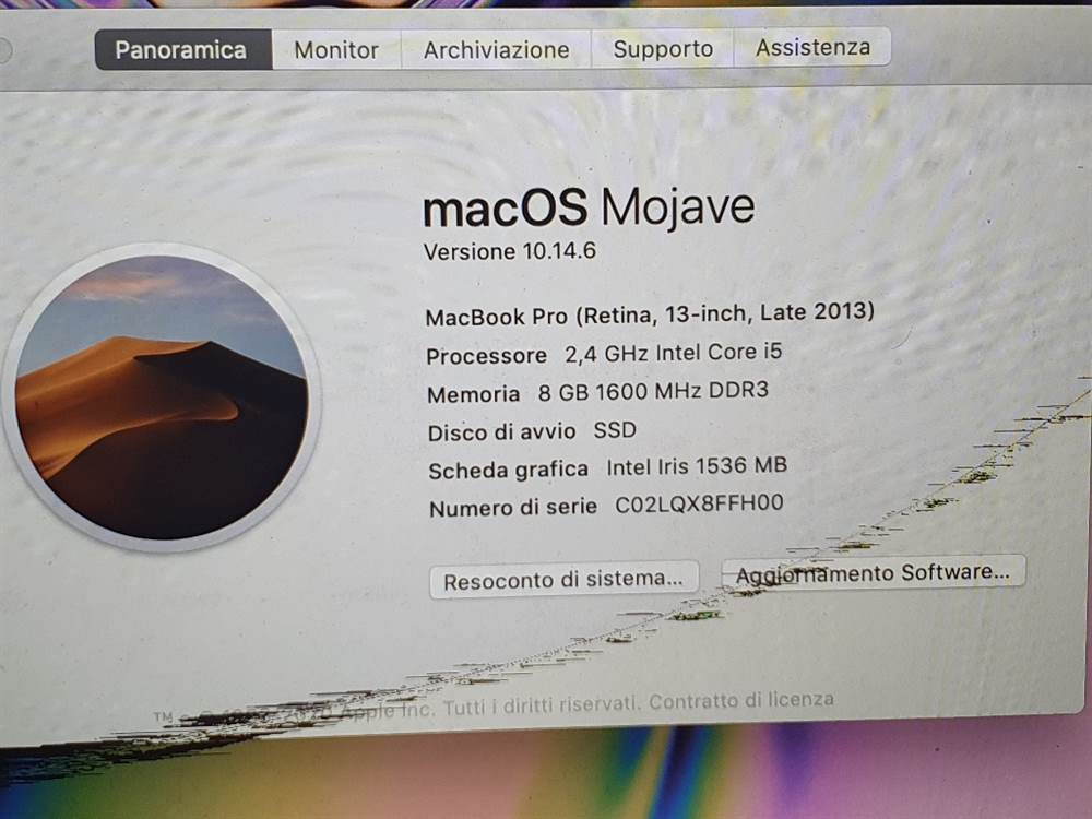 Foto 3Macbook pro retina 13 fine 2013 Apple