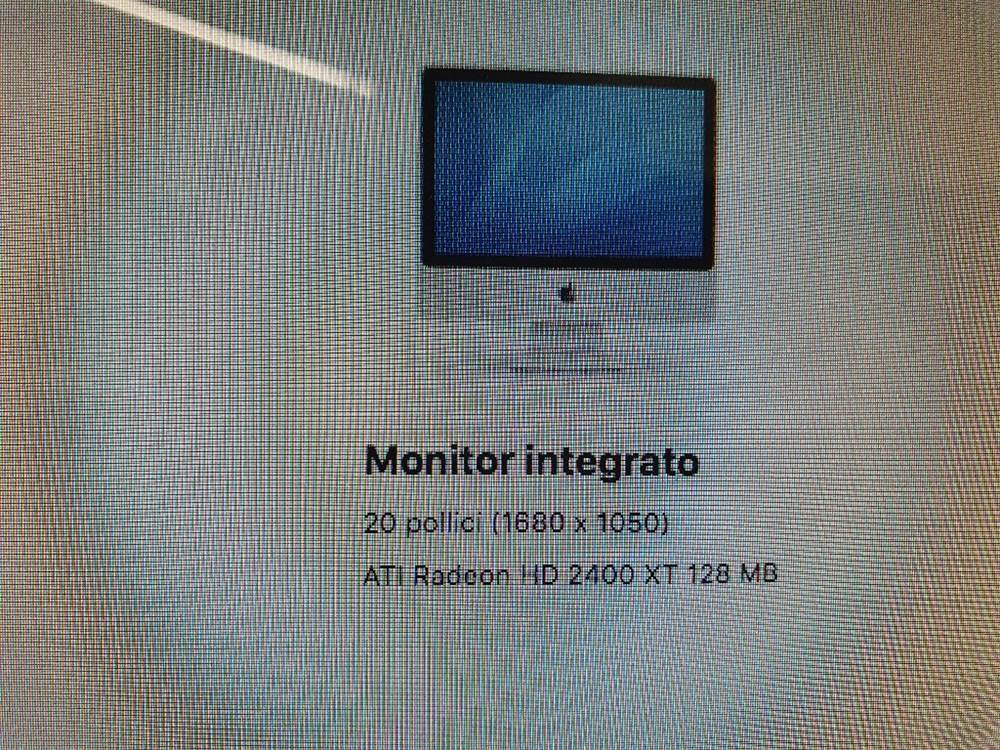 Foto 2Imac 20 pollici inzio 2008 Marca Apple
