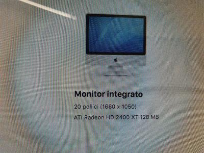 Imac 20 pollici inzio 2008 Marca Apple - Anteprima 2