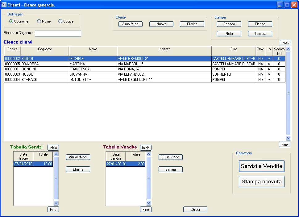 Foto 4Software programma gestionale parrucchiere e centro estetico