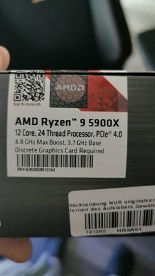 AMD Ryzen 9 5900x Platinum simple CPU - Anteprima 4
