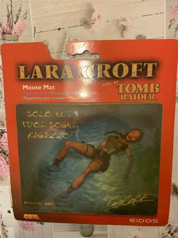 Foto 2TAPPETINO MOUSE TOMB RAIDER DA COLLEZIONE