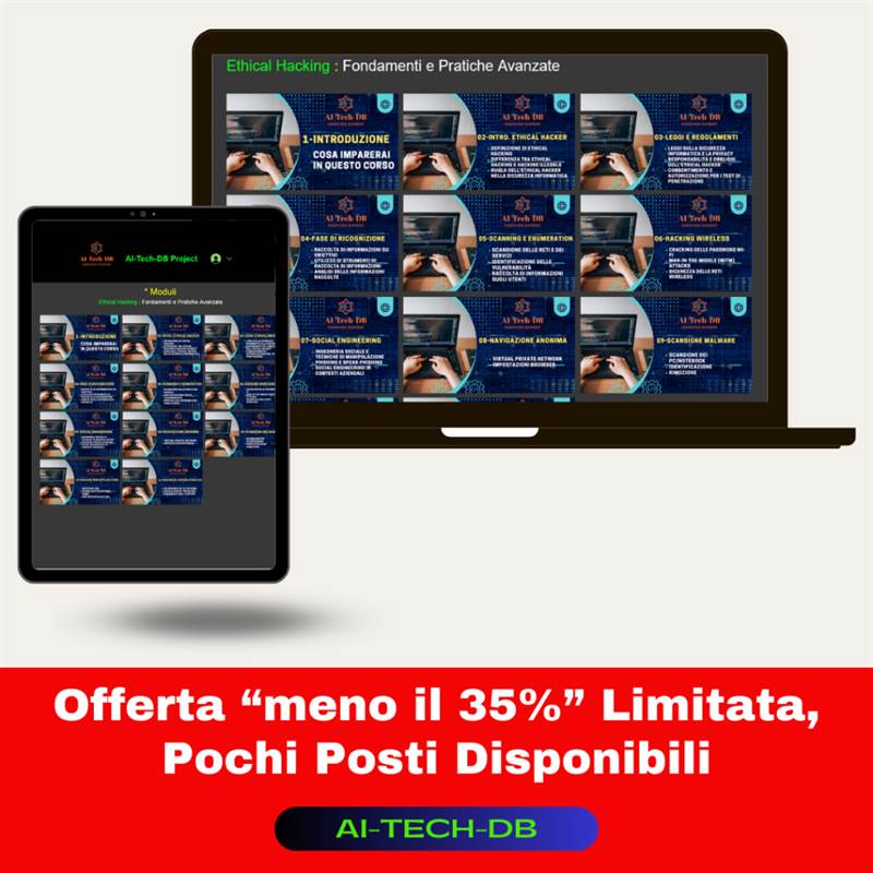 Ai-tech-db Assistenza Informatica e lezioni Ethical Hacking