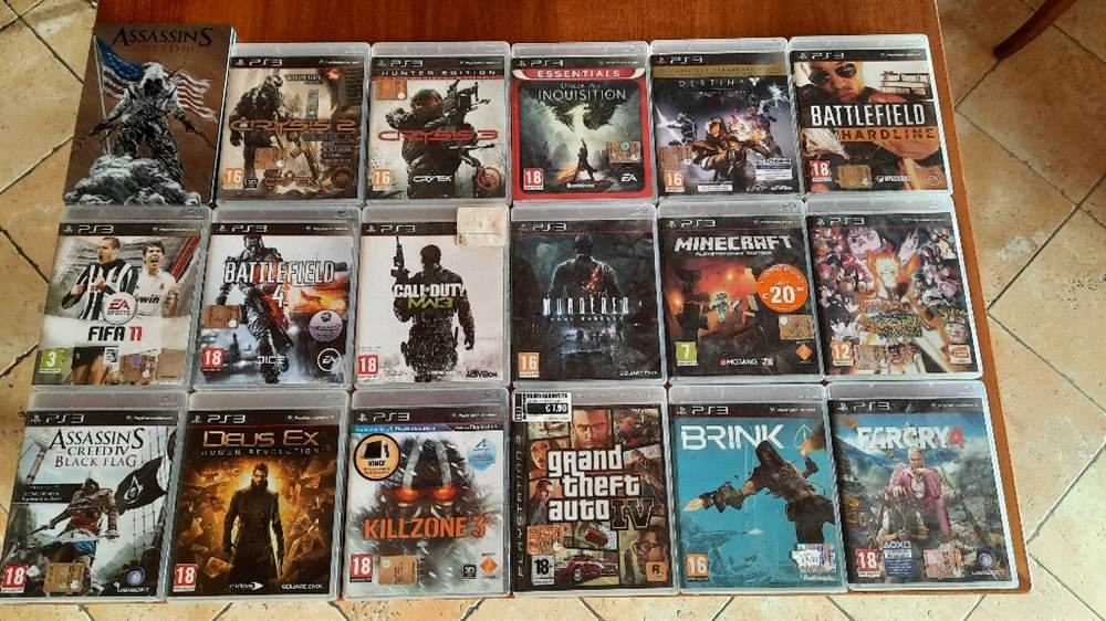 Set 18 giochi PS3