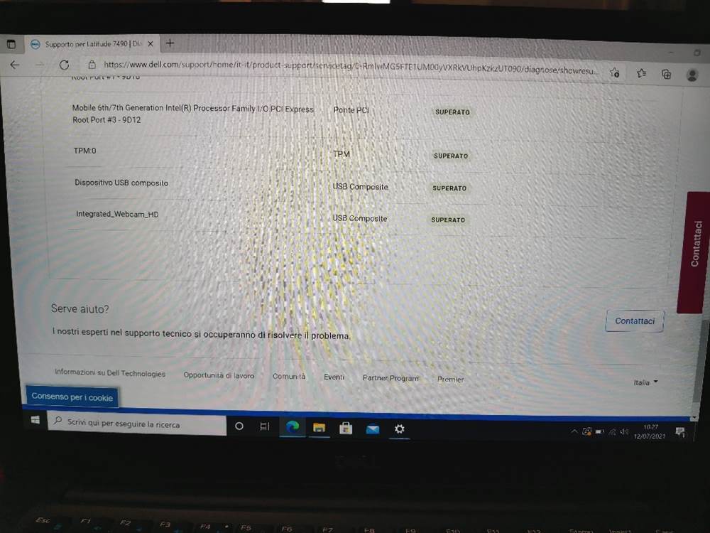 Foto 11Notebook Marca DELL Latitude 7490 i5 8350u - usato ancora garanzia