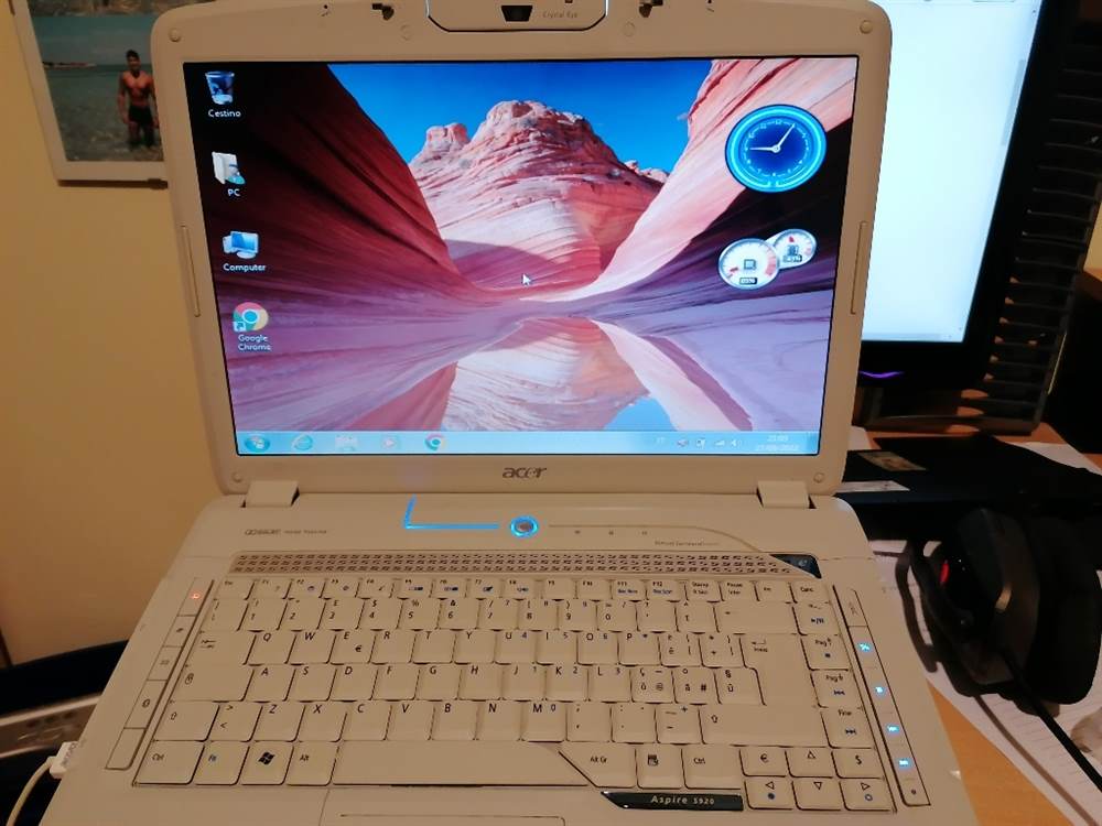NOTEBOOK ACER 5920G HDD 500 GB SSD Ibrido
