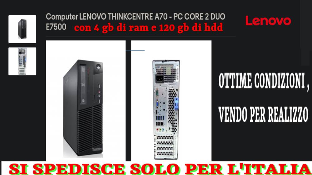 PC Deskop Lenovo Dual Core