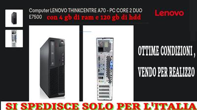 PC Deskop Marca Lenovo Dual Core - Anteprima 1