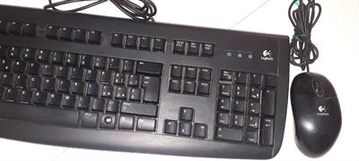 Tastiera + Mouse Logitech, color nero - Anteprima 1