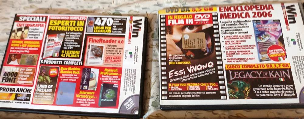 Foto 3Cassette Win Magazine con DVD, ottimo stato