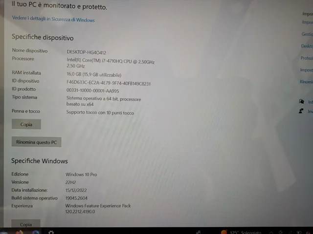 Foto 5Computer portatile asus n55jv usato, modello touch screem
