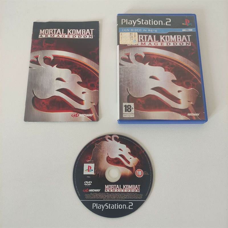 MORTAL KOMBAT ARMAGEDDON SONY PS2 PLAYSTATION 3 PAL ITALIANO