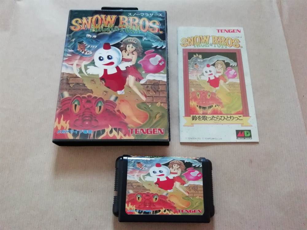 Snow Bros Megadrive Jap