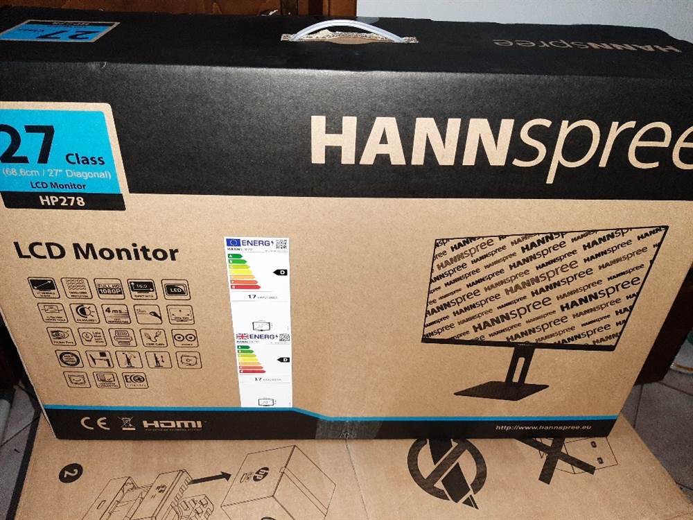 Monitor Hannspree HS 278- 27 pollici nuovo e imballato
