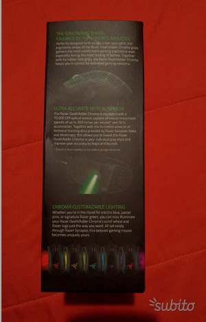 Foto 2Mouse Razer Deathadder Chroma Nero USB